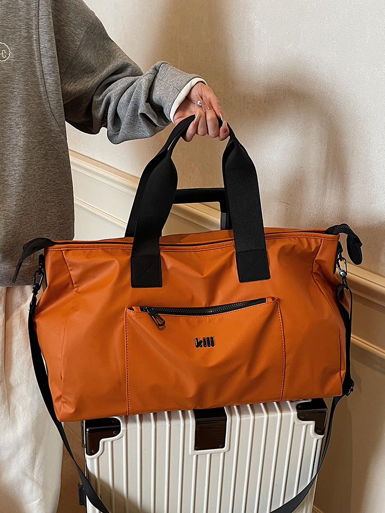 Bolsa de viaje de gran capacidad de corta distancia, bolsa de transporte de mano para mujeres, bolsa de almacenamiento, bolsa de yoga de separación seca ligera image 6