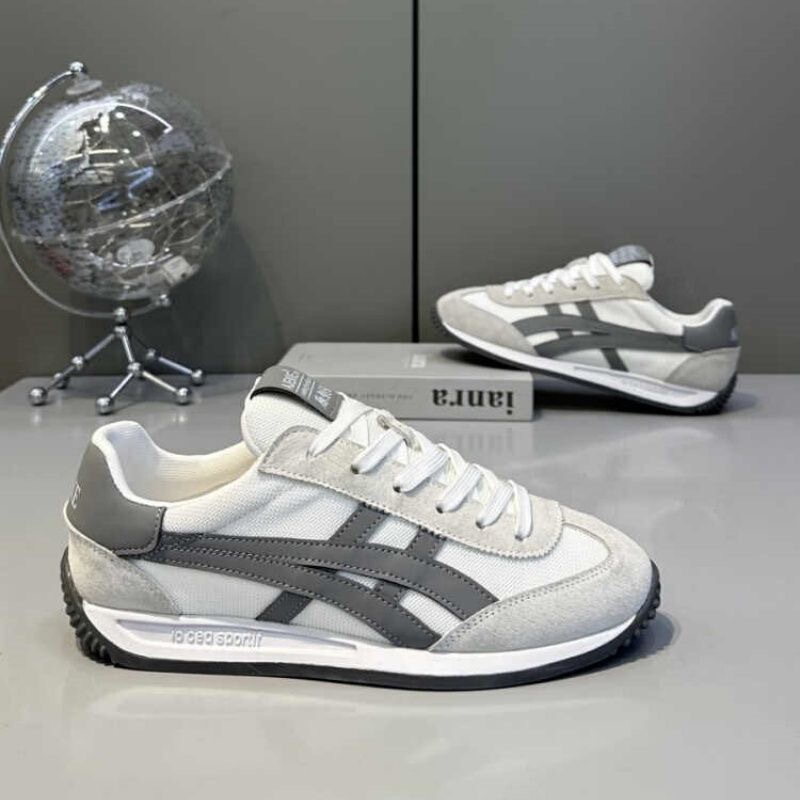 New Men's Shoes for Spring, Breathable Sports Casual White Shoes, Versatile Lightweight Sneakers, Student Running Shoes, Versatile and Trendy New Men's Shoes for Spring, Breathable Sports Casual White Shoes, Versatile Lightweight Sneakers, Student Running Shoes, Versatile and Trendy