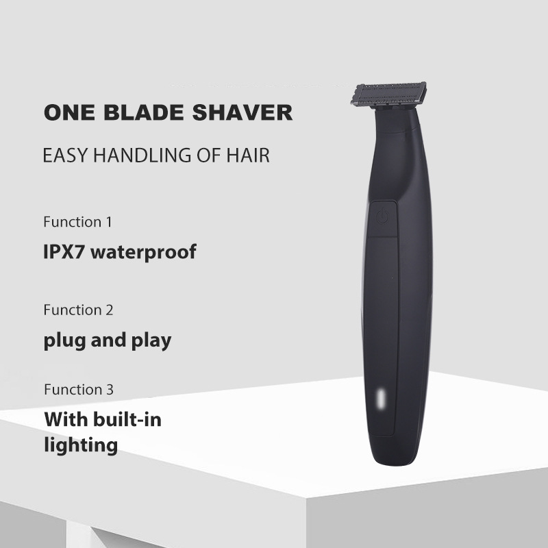 Amazon Hot Selling Electric Shave Men's Private Beard Groin Chest Hair Leg Hair Washed Shaving Shaver