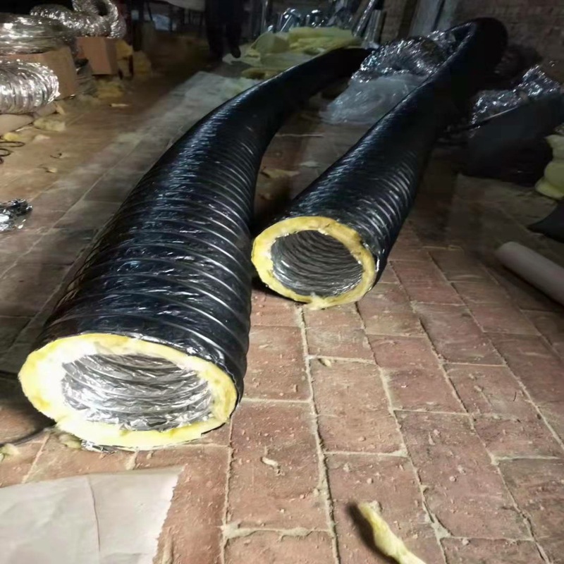 岩棉保温棉软管 空调通风管 保温伸缩软管