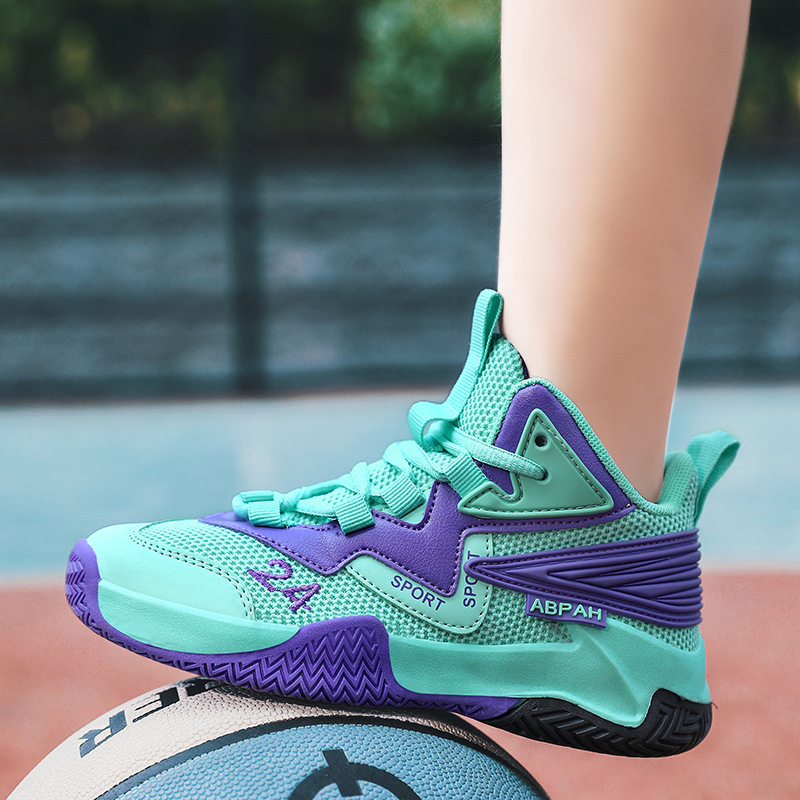 Dziecięce buty do koszykówki sportowe oddychające_voghion.com
