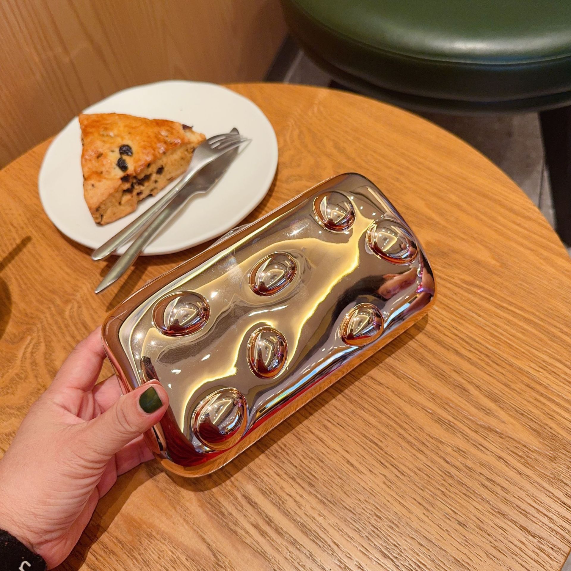 Personalidad transfronteriza lujosa bolsa de cena de damas elegante bolsa de cena de fiesta esquinilla bolsa de mano de alto nivel