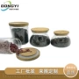环保厨房天然杯盖储物罐