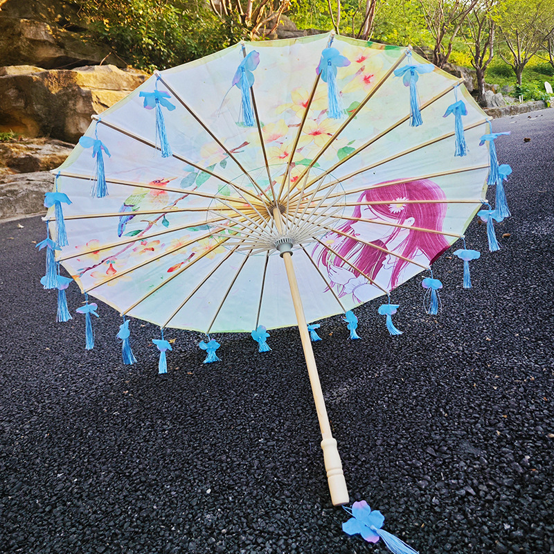 사진 74호 + 하늘색 꽃잎 술