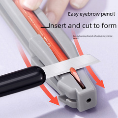 Brow Razor Magic Tool, Eyebrow Knife, Pencil Sharpener Knife, Eyebrow Knife Pencil Sharpener, Can Knife Eyebrow Knife, Eyebrow Pencil Sharpening Tool, Professional Eyebrow Pencil Sharpening Aids