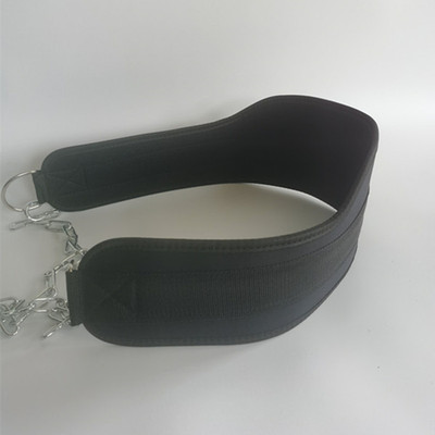 健身引体向上负重腰带带铁链挂杠铃片健身腰带