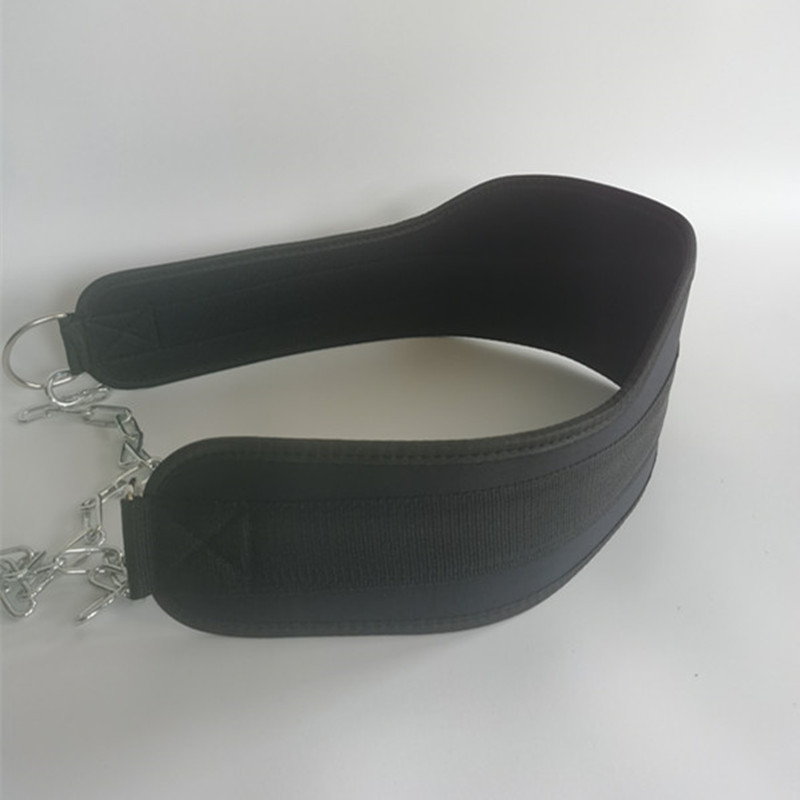 健身引体向上负重腰带带铁链挂杠铃片健身腰带