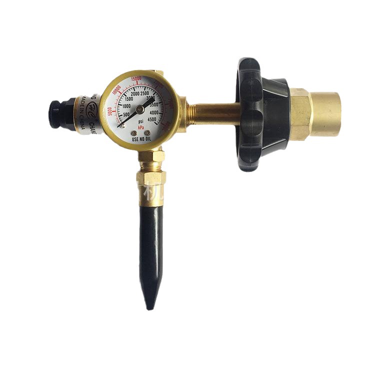 外销59-1全铜 氦气减压器 气球充气嘴 气球充气具 CE证