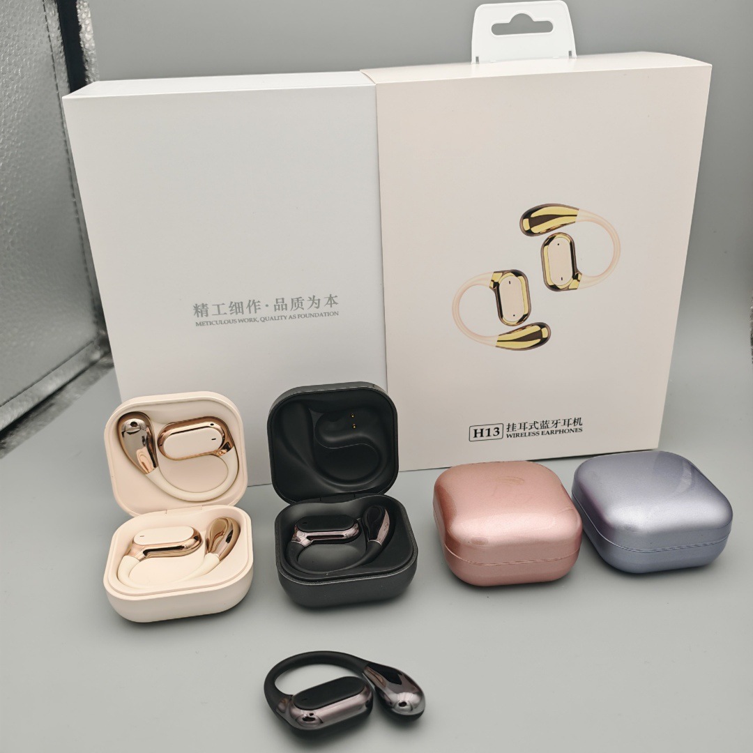 OWS Bluetooth Ohrhörer - Ohrbügel-Sportohrhörer mit ultralanger Akkulaufzeit, Geräuschunterdrückung, HiFi-Klang und kompaktem Design