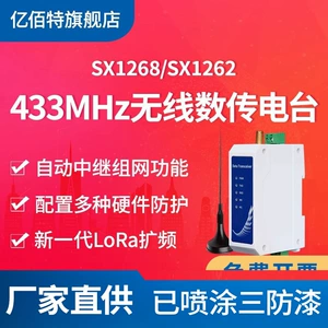 Руководство RAIL RS485 Digital Radio DTU SX1268 Чип 433 Отправка модуля беспроводная дистанционная связь LORA