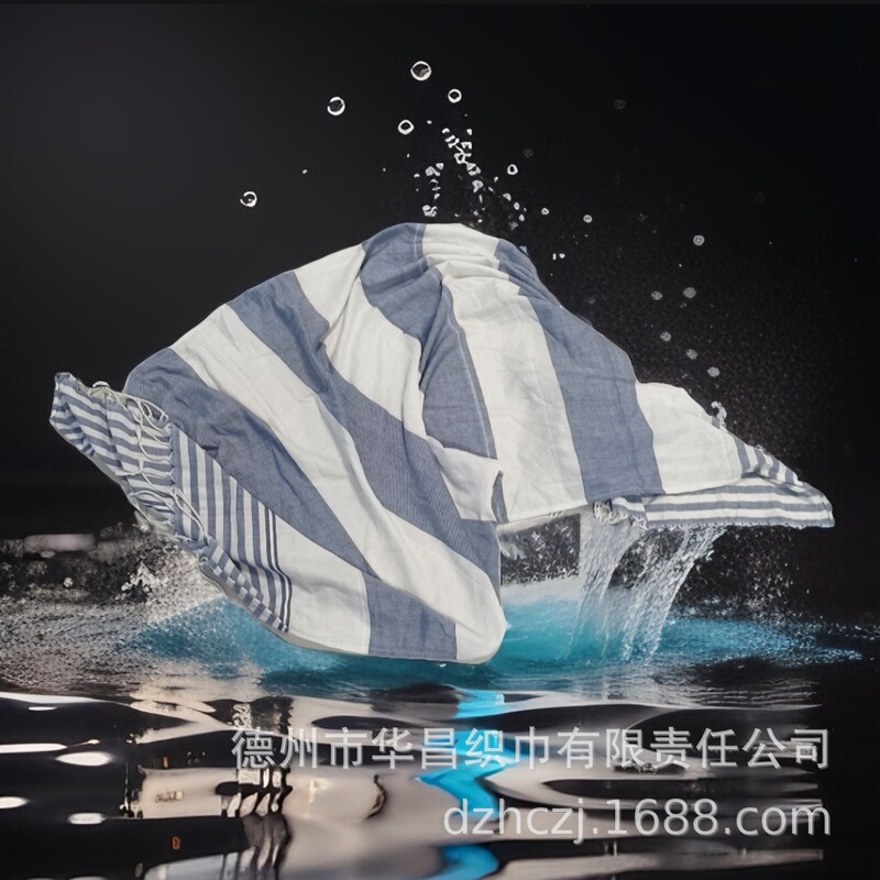 Promotional Hot Sale 160*80 Small Light Weight Bath Towel Renewable New Tassel Beach Towel Summer Picnic Essential
