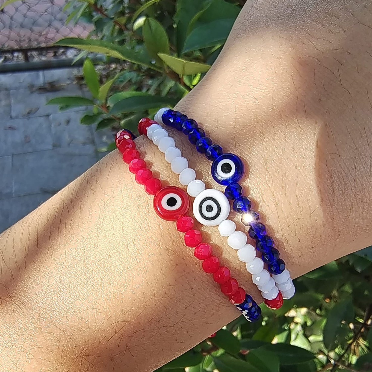 Lucky Red String Evil Eye Protection Bracelet Handmade Jewelry_voghion.com