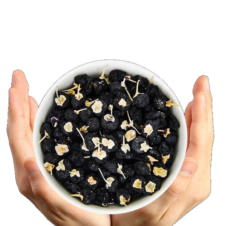 Dried Black Goji Berries 120g Jar Hei Gou Qi Zi Qinghai Large Grade Ready to Eat preparation