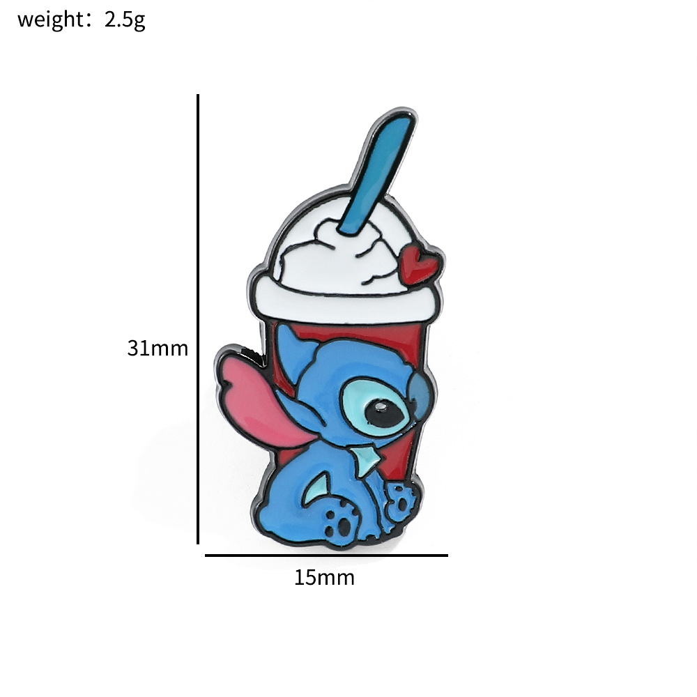 Personalidad creativa de dibujos animados broche de puntada de dibujos animados de Europa y América estrella de insignia de metal de dibujos animados bebé PIN al por mayor