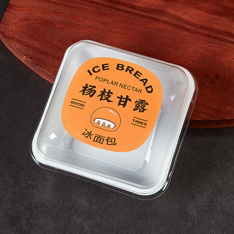 Caja de embalaje de plástico de soplado de pan helado, caja de pan helado, caja de pan helado, caja de pan helado, caja de pan helado