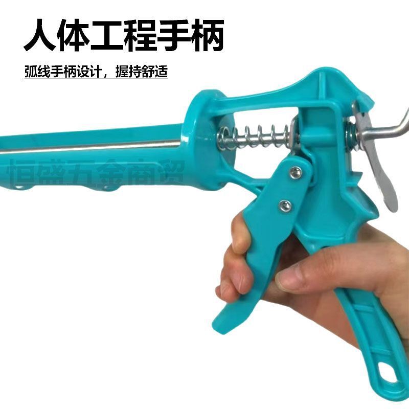 玻璃胶胶枪通用加厚省力自动断胶通用型神器硅胶结构胶软胶打胶
