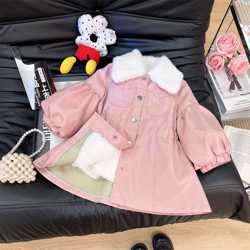 Warm winter dress, jacket