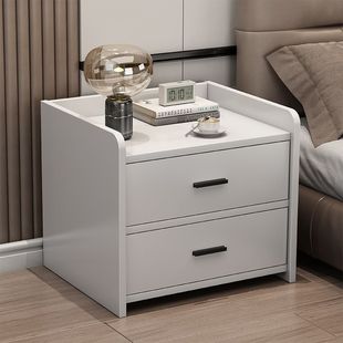 Bedside Table Accessible Luxury Simple Modern Bedside Storage Rack Italian Storage Cabinet Small Ins Style Bedroom Storage Cabinet