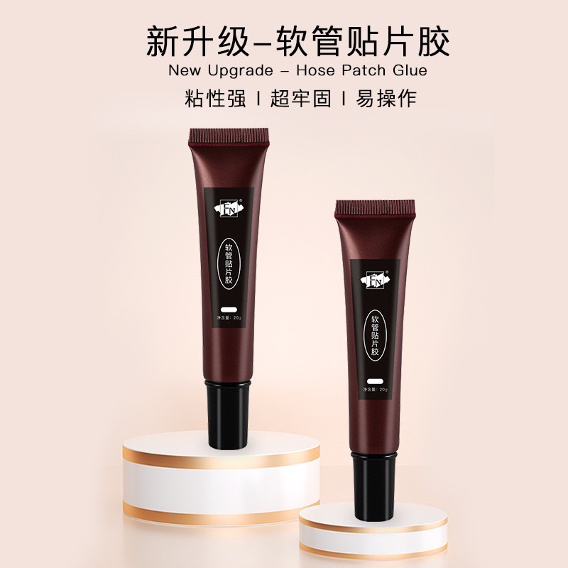 Tecnología negra uñas parche sólido pegamento adhesivo pasta fuerte nueva fototerapia extensión uñas gel clavo gel