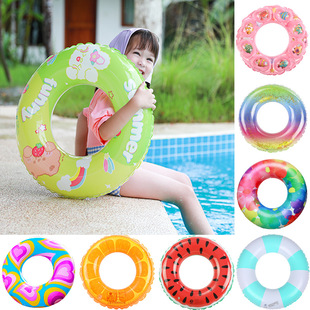 Children's swimming ring INS new sequin swimming rot PVC thickened anti -anti -side turning into human inflatable swimming rings manufacturers direct sales