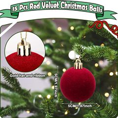 植毛ベルベットクリスマスボール明るいボールクリスマス装飾品メッキボール波ボール明るいボール3-60CM