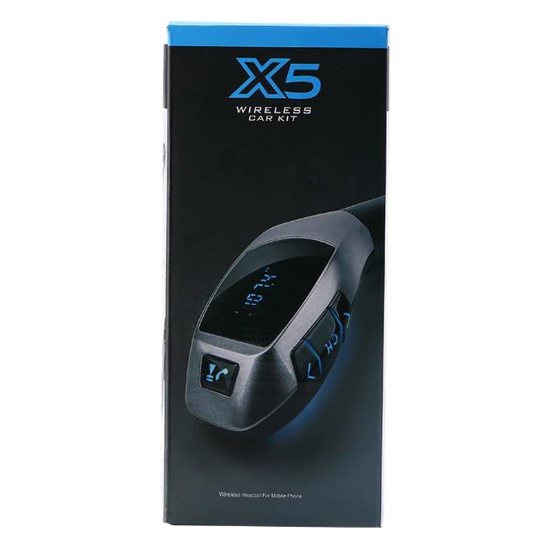 Кросс-граничный производитель Aijietong производит и продает новую модель X5 — передатчик Bluetooth MP3 для автомобиля с двойным режимом работы FM/Bluetooth.