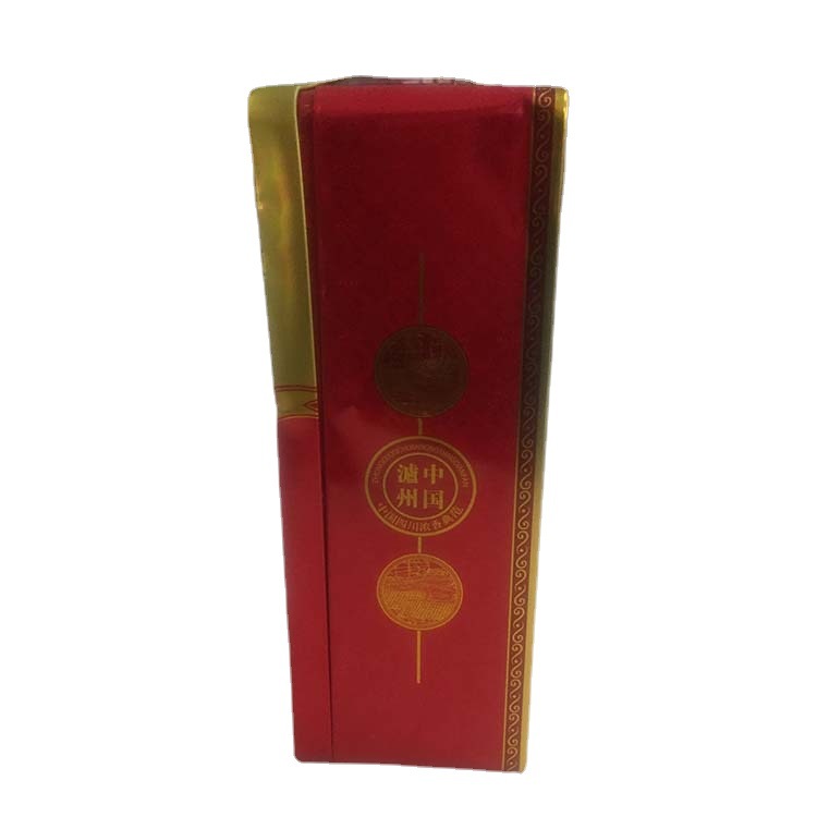 新款设计精美开窗白酒包装盒厂家设计各种白酒铁盒马口铁材质