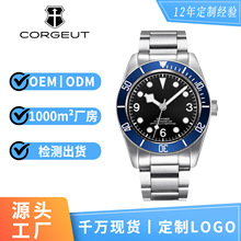 定制logo男士手表名牌nh35机芯男表全自动机械表时尚手表一键代发