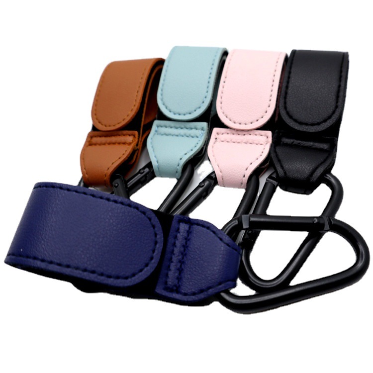 Carro DE LOS NIÑOS gancho de Velcro pu gancho de cochecito mosquetón portátil coche eléctrico gancho de la motocicleta