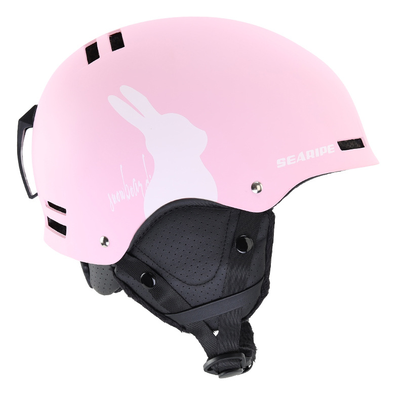 SEARIPR Xueyipai new ski helmet single and double board ski equipment protective gear men and women warm anti-collision snow helmet