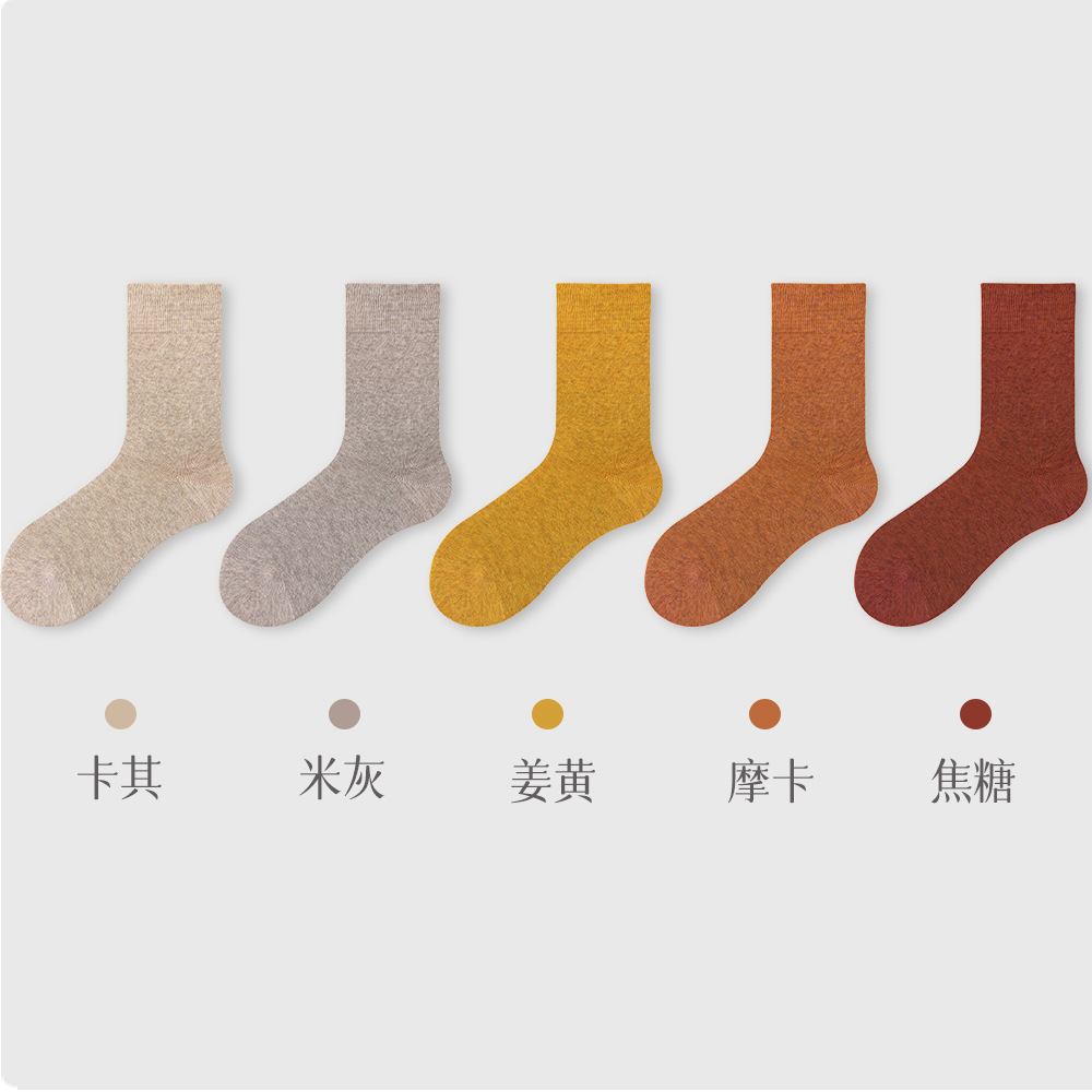 조합 9: 카키 + 베이지 + 강황 + 모카 + 카라멜