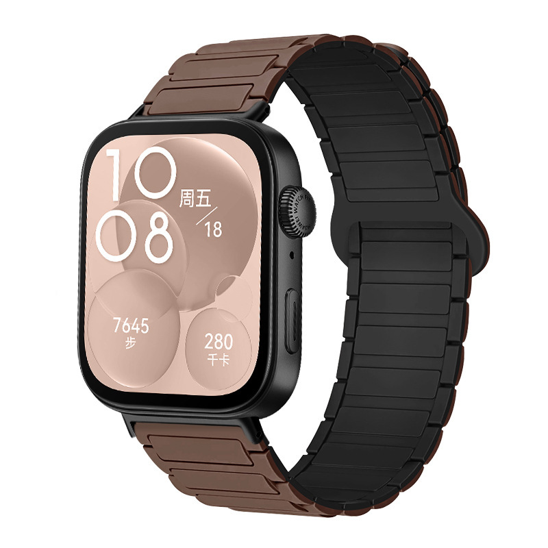 Huawei fit4 Pro シリコンストラップ I 字型クラシックバックル磁気ストラップ Huawei fit3/fit4Pro に適しています。|undefined
