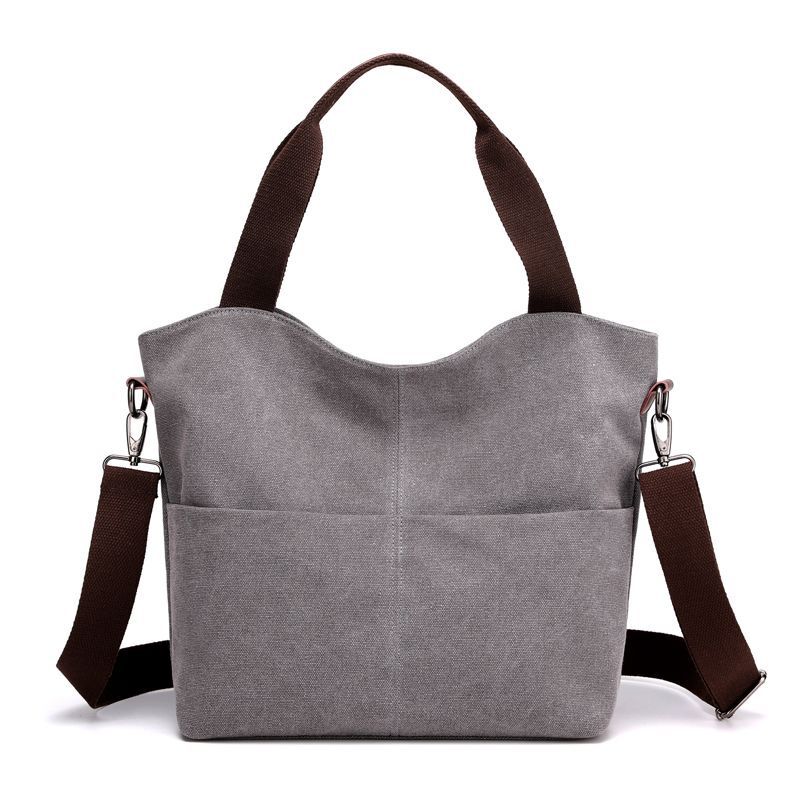 G5U New Portable Version of the Canvas Bag, Washable Canvas Bag, Single Shoulder Cross-Body Women's Backpack, Large Capacity Travel Bag Tote