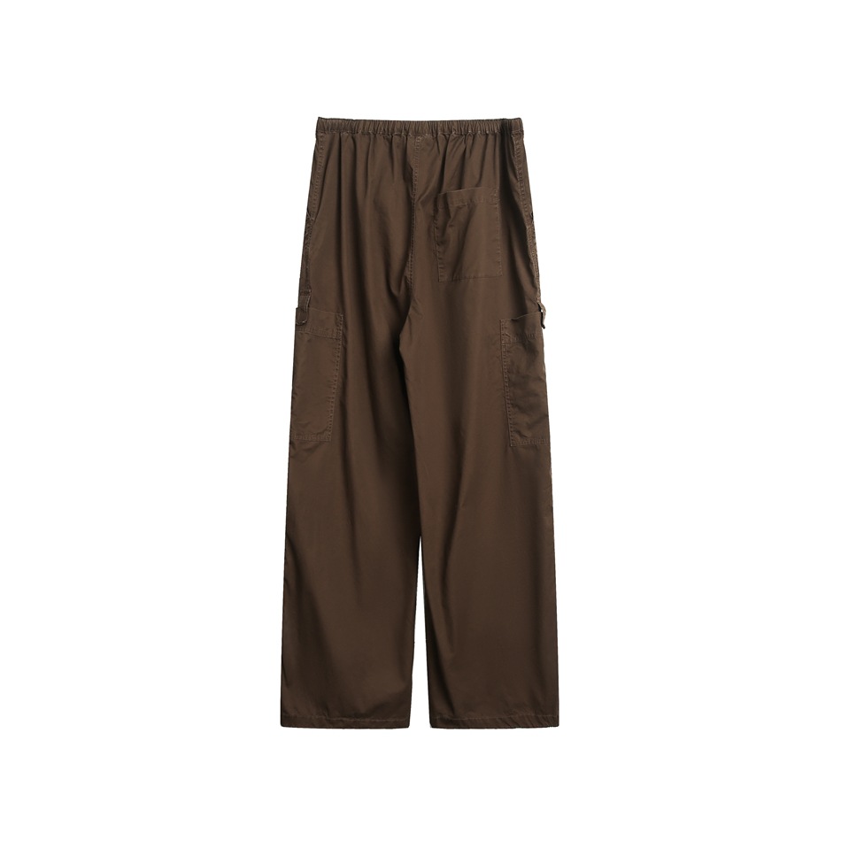 OUSWE China-Chic gewaschene gebrauchte Overalls Herren lockere und vielseitige gerade Freizeithose Deckhose RK67_voghion.com