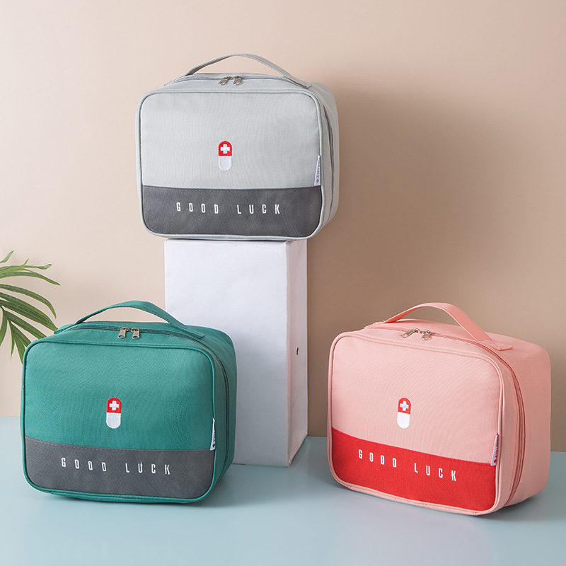 Bolsa de almacenamiento de medicina doméstica de viaje Portátil Bolsa De Medicina pequeña bolsa de almacenamiento pequeña bolsa de medicina bolsa de emergencia de gran capacidad
