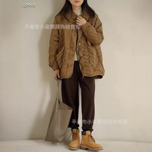 轻薄羽绒服女中长款2025冬季新款宽松简约连帽大码白鸭绒保暖外套