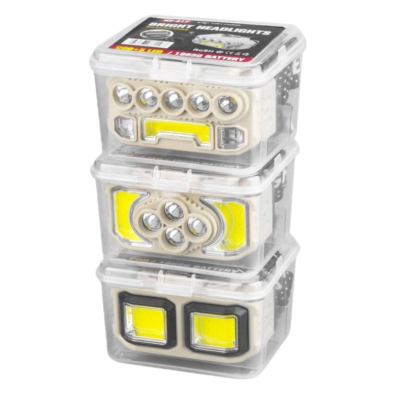 Al Aire Libre multi-funcional fuerte luz faro hogar USB carga portátil faro transfronterizo mantenimiento de advertencia luz