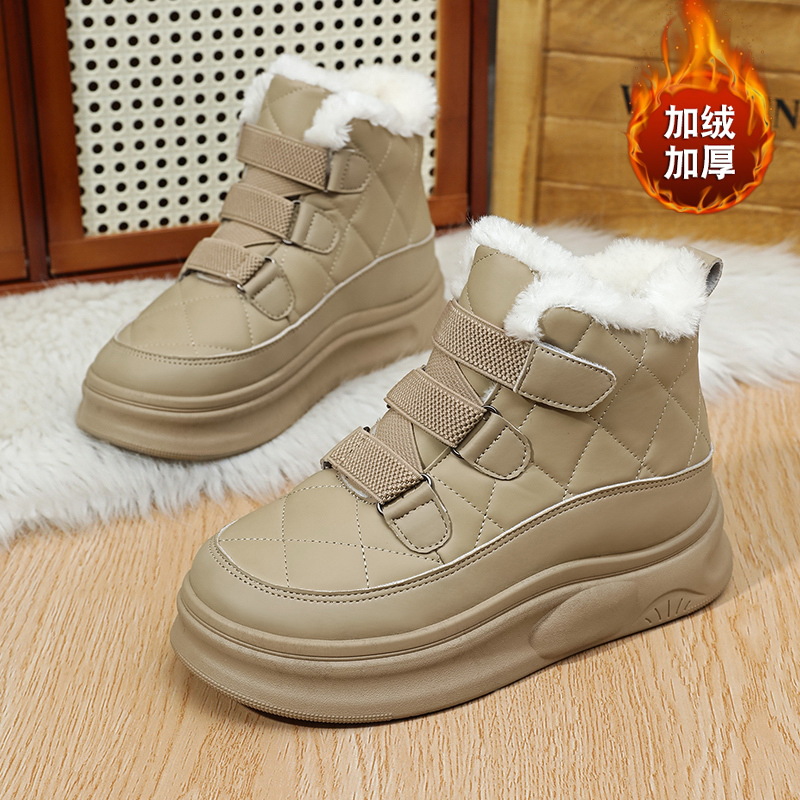 F2577 카키 [하이탑 플러스 벨벳]