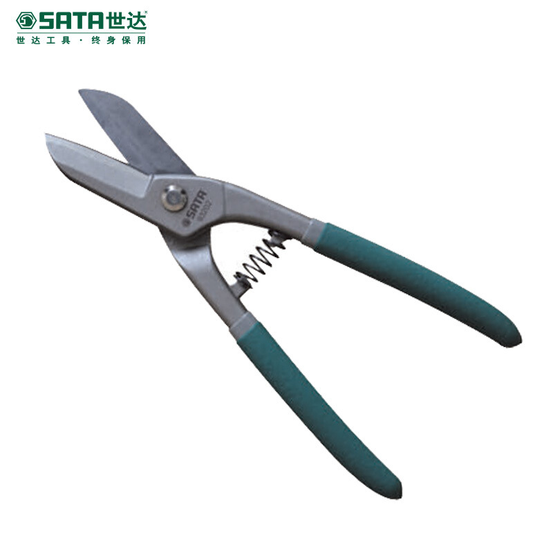 世达（SATA）英式铁皮剪刀8英寸钢板剪不锈钢剪刀 93201