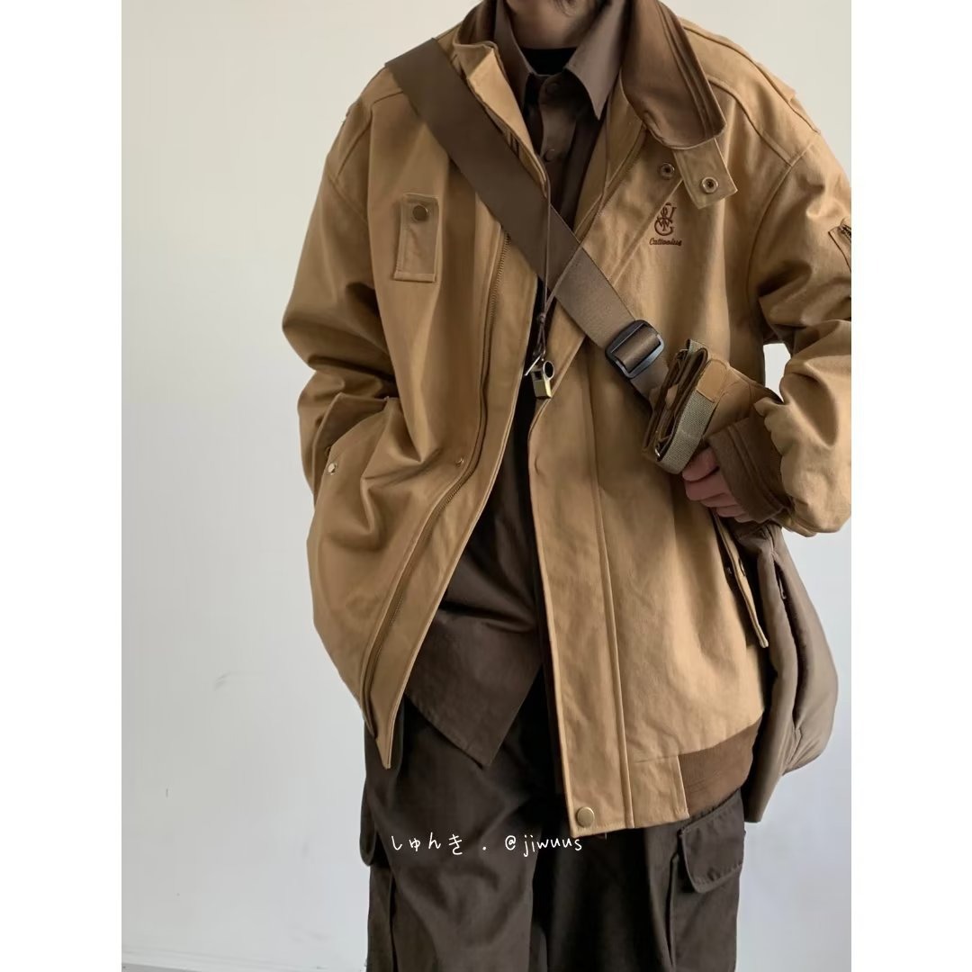 Japanese retro jacket for men and women