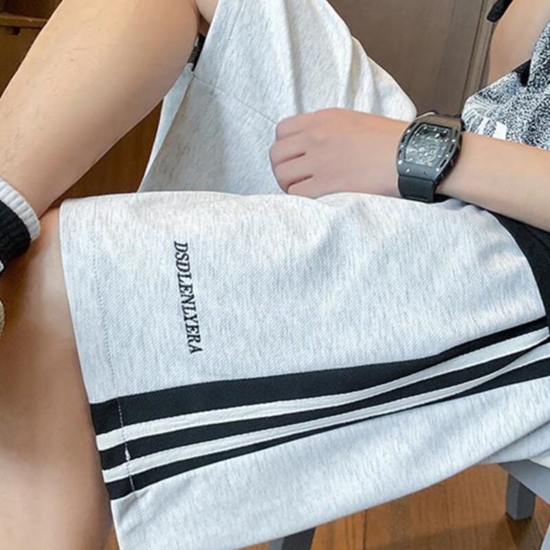 Twill Sports Shorts Men's Summer Trendy Brand Youth Running Basketball Casual Five-Point Pants Trend 2025 New Style