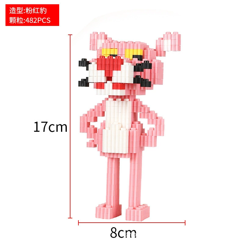 Creative spelling granules series of building blocks compatible with Lego assembly of building blocks, stalls, puzzle children's toys gifts