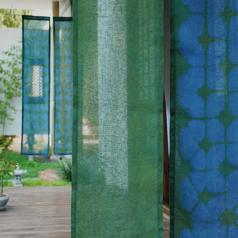 Homemade Handmade Tie-dyed B&b Club Tea Space Simple Modern Japanese Garden Partition Curtain Door Curtain