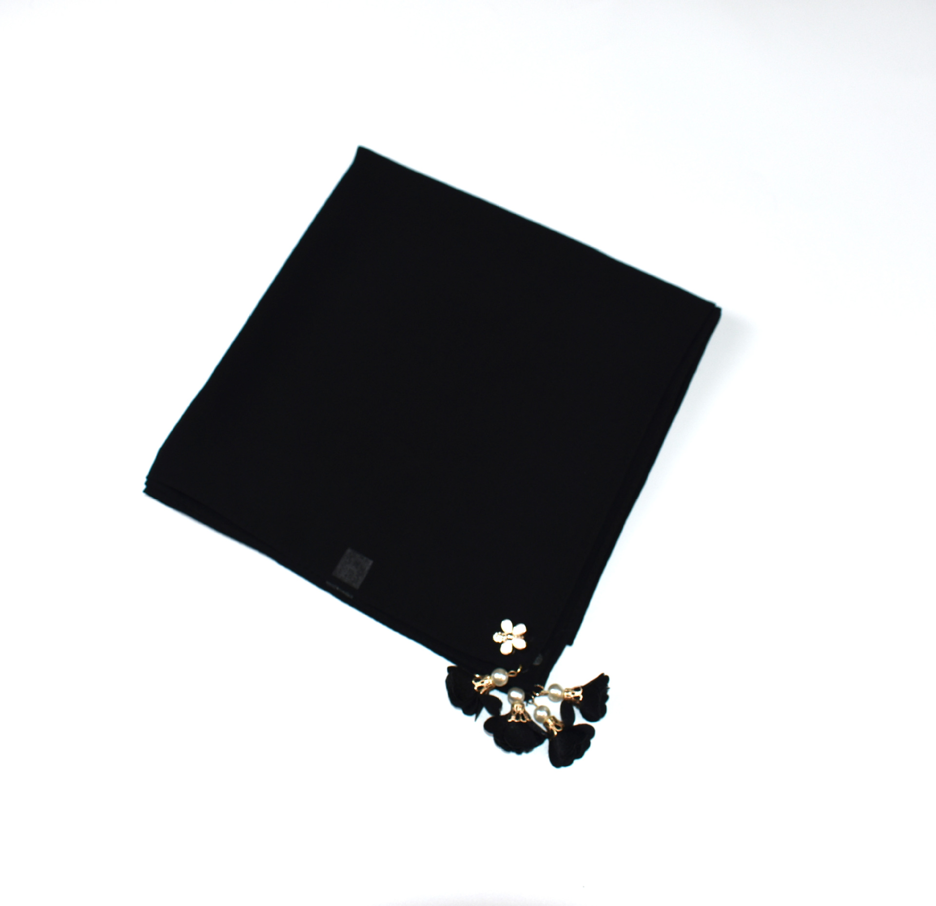 MH030 Pearl Chiffon Square Hijab Scarf from Mariam's Collection14