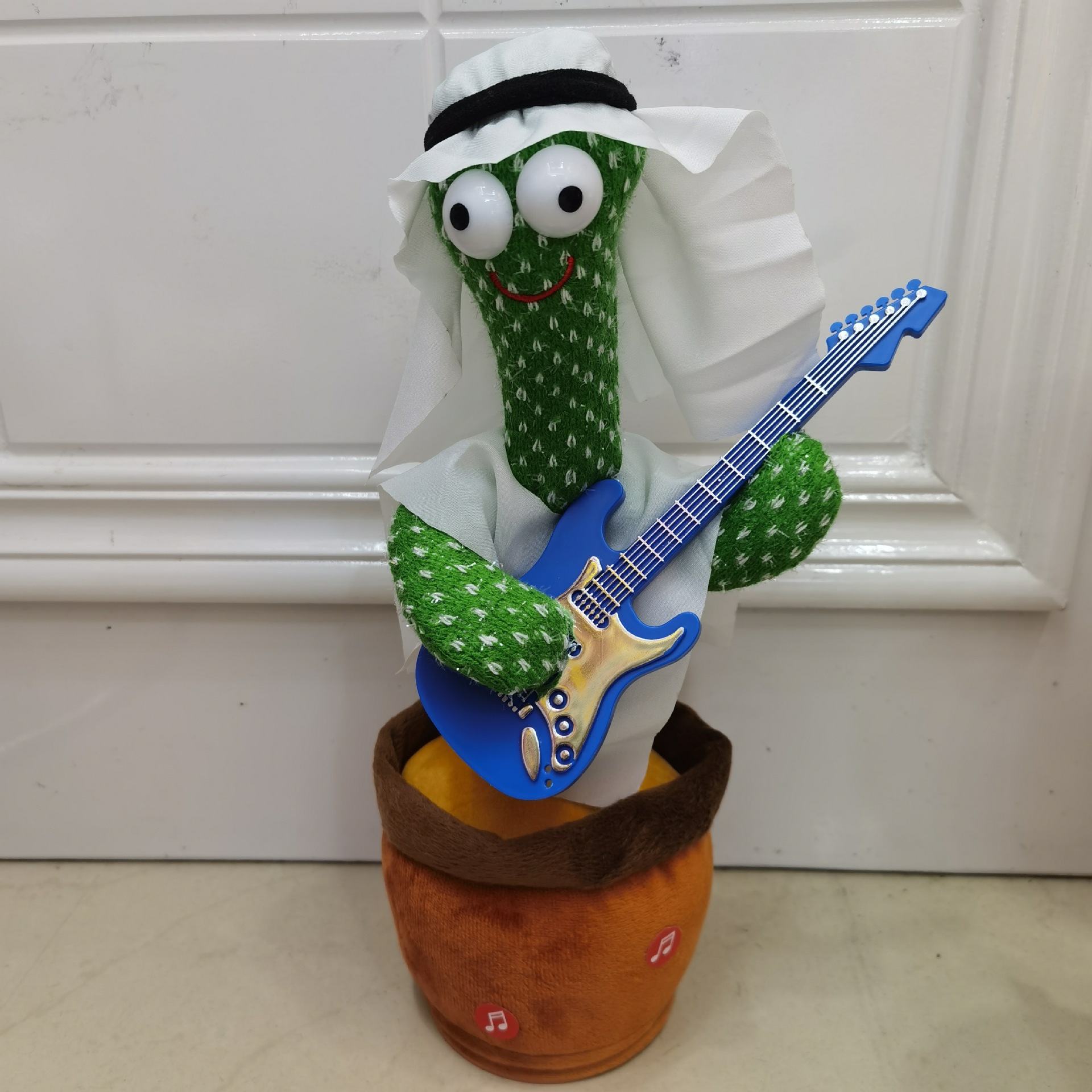 Cactus de baile transfronterizo encantador, flores de charla, ruido de ruido, juguetes de peluche eléctricos para aprender a hablar, cantar y bailar.