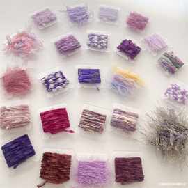 特色线小样藏族脏鞭发绳波西米亚头饰辅料DIY发绳编发毛线