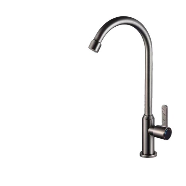 304 stainless steel kitchen faucet single cold rotation laundry