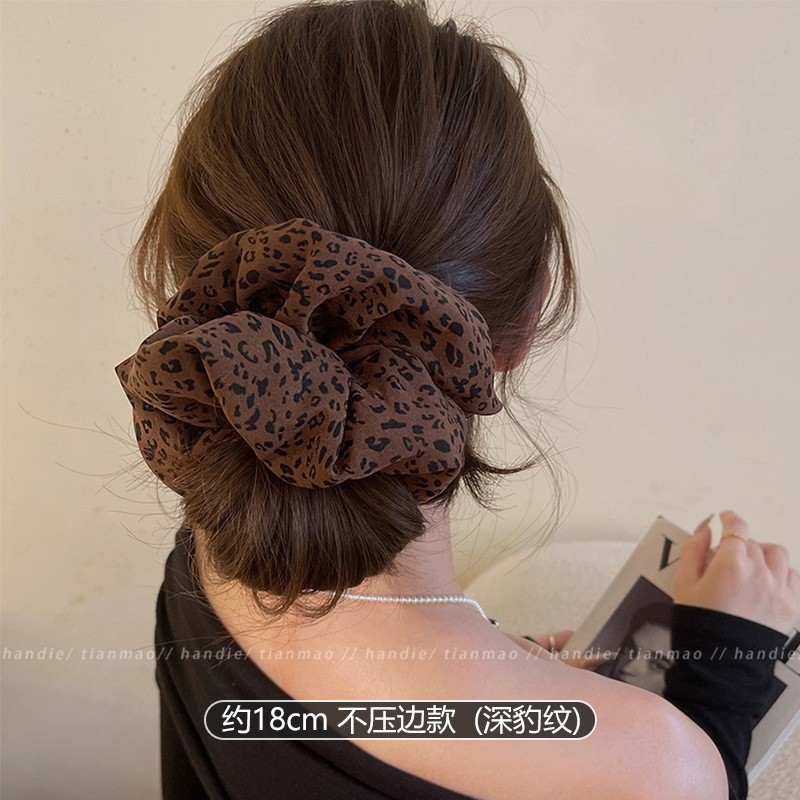 Bolas de cabeza de intestino grueso anillo de cabello de alta sensación de flores de cabello 2026 nuevo disco de cabello cuerda de cabello anillo de cabello de mujer joyas de cabello