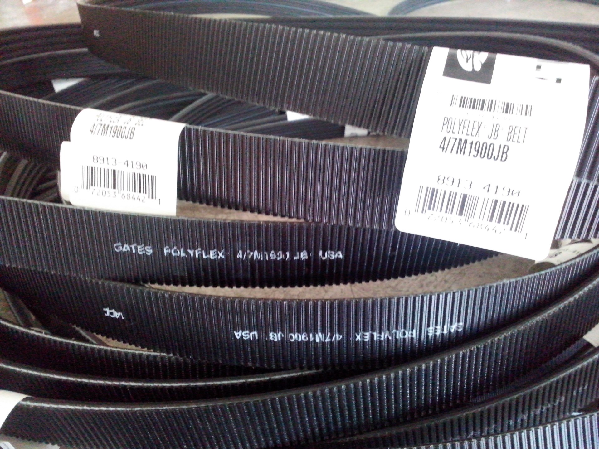 GATES POLYFLEX 4/7M1900JB USA OTIS奥的斯电梯扶梯主轴皮带配件