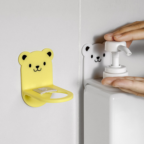 Dreamy Bath Shower Hook Bathroom Toilet Washing Up Liquid Hook Hand Soap Wall Hook Little Bear Shelf